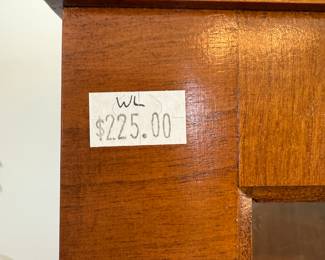 Vintage Wood China Cabinet