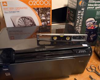Hp Printer, Battery Operated Fan