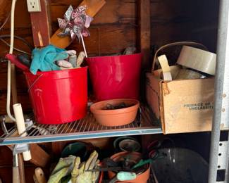 Planters, Gardening Gloves