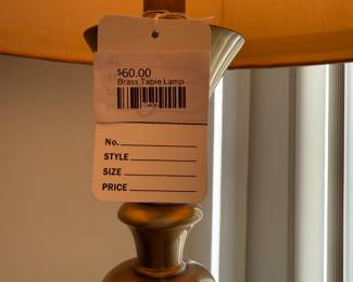 Brass Table Lamp