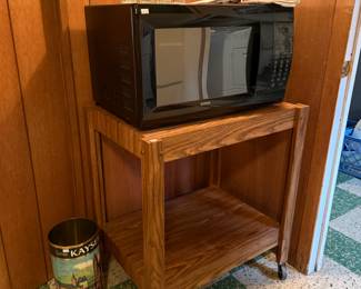 Rolling Cart, Microwave