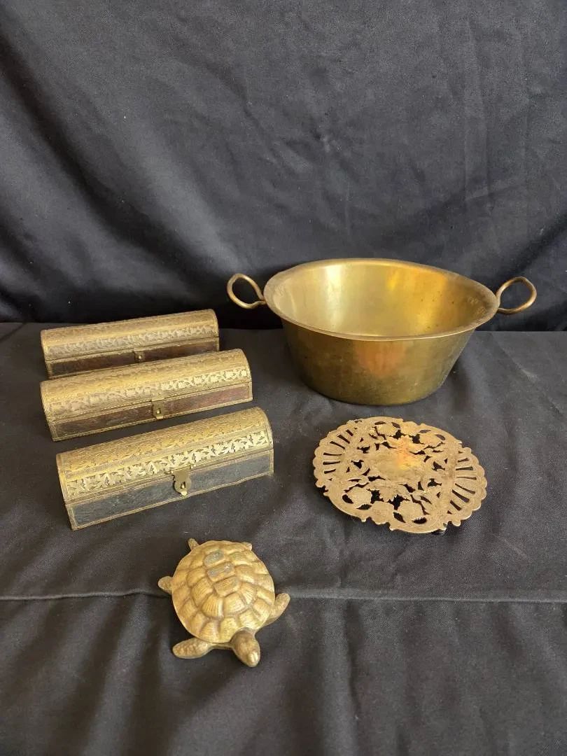 01 Antique Ottoman Qalamdan Boxes