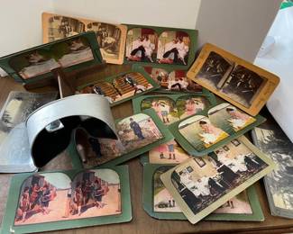05 Underwood 1901 Stereoscope And Cards