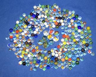 Lot 201. Marbles including shooters