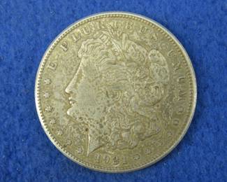Lot 218. 1921 S Morgan Silver Dollar