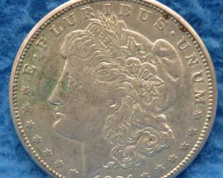 Lot 217. 1921 S Morgan Silver Dollar