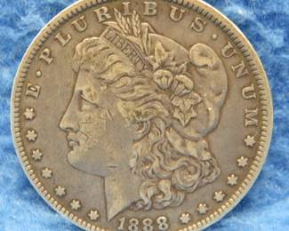 Lot 214. 1888 O Morgan Silver Dollar