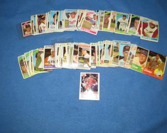 Lot 160. Baseball cards going back to 1963 and a 1990 Fleer Scottie Pippen