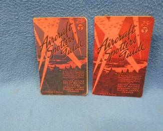 Lot 242. Two 1942 WW2 Aircraft Spotters Guide. Part 2 (loose binding) and Part 3. Both 96 pages.