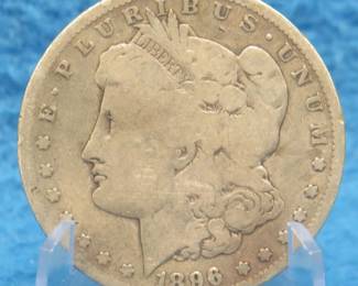 Lot 113. 1896 S Morgan Silver Dollar