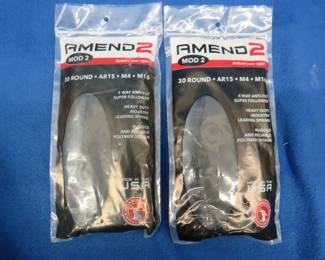 Lot 107. Two new Amend2 30-round AR15 M4 M16 magazines