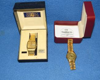 Lot 164. Seiko Quartz and a University of Minnesota Regents watch. Both untested.