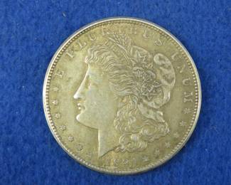 Lot 290. 1921 S Morgan Silver Dollar
