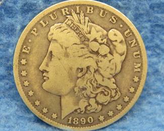 Lot 154. 1890 O Morgan Silver Dollar