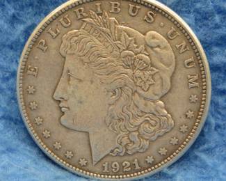 Lot 294. 1921 S Morgan Silver Dollar