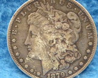 Lot 251. 1879 P Morgan Silver Dollar