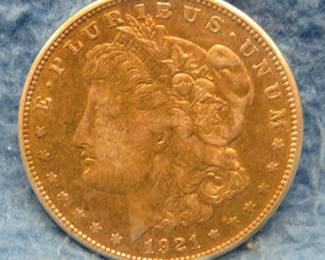 Lot 189. 1921 S Morgan Silver Dollar