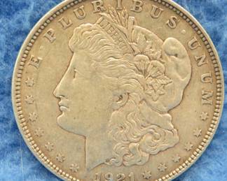 Lot 136. 1921 D Morgan Silver Dollar