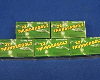Lot 45. 250 Remington Thunderbolt 22 LR rounds