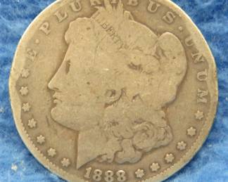 Lot 213. 1888 O Morgan Silver Dollar