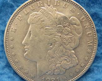 Lot 117. 1921 D Morgan Silver Dollar