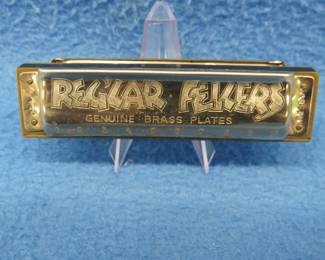 Lot 140. Eagle Brand "Reg'Lar Fellers" diatonic A440 harmonica No. 60. harmonicas.