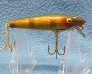 Lot 306. Vintage Heddon 2 3/8" Go-Deeper River Runt in excellent condition