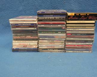 Lot 167. Over 45 CDs for different genres and eras