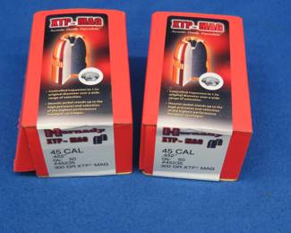 Lot 94. 100 Hornady 300 GR XTP, 45-cal bullets for reloading
