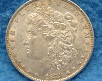 Lot 230. 1878 P Morgan silver dollar