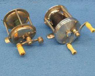 Lot 270. Two old baitcasting reels: Osakis and South Bend No. 20 Model B