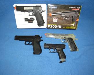 Lot 359. Four untested airsoft guns