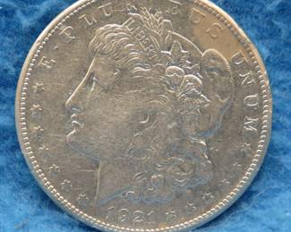 Lot 295. 1921 S Morgan Silver Dollar