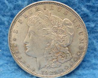Lot 116. 1921 D Morgan Silver Dollar