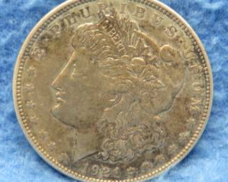Lot 301. 1921 D Morgan Silver Dollar