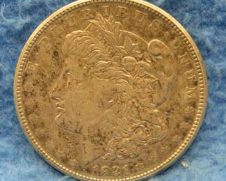 Lot 187. 1921 S Morgan Silver Dollar