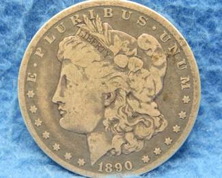 Lot 153. 1890 O Morgan Silver Dollar