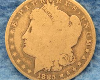 Lot 184. 1885 P Morgan Silver Dollar