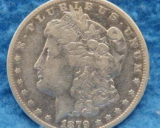 Lot 250. 1879 P Morgan Silver Dollar