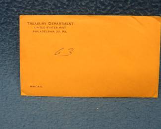 Lot 238. Still sealed 1963 P US Mint Set