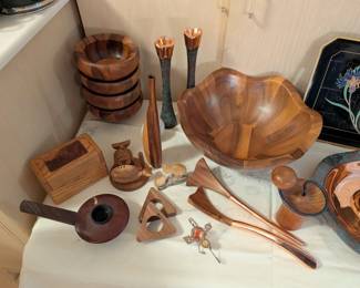 Nambe Copper and wood
