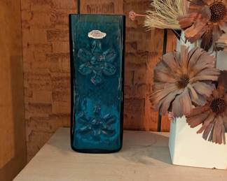 Blenko Square Bottle 