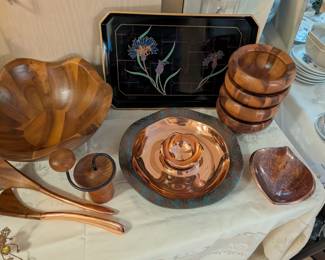 Nambe Copper and wood