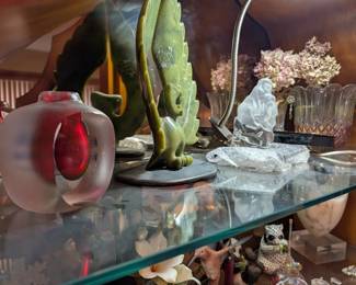 Kosta Boda Gorman Warff Glass Vase, Hoya Crystal Gorilla 