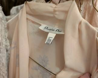 Night wear, Christian Dior etc