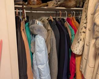 Coat Closet, Escada, Furs and More