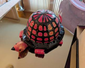 Murano Glass Gold Fleck Turtle 