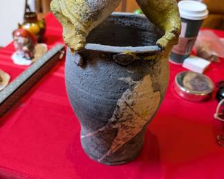 Betty Woodman Handled Pottery Vase 