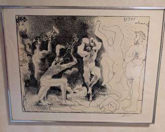 Picasso Print, Les Dances des Faunes 