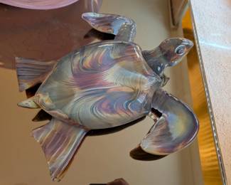 Murano Oscar Zanetti Sea Glass Turtle 